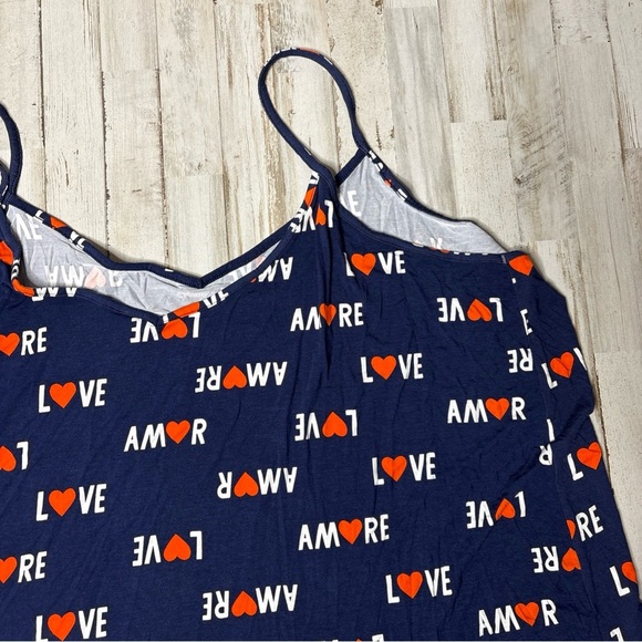 COPY - Old Navy Women's Plus Size 4X Blue Amore Sunday Soft Lounge Tank Top - Picture 14 of 16